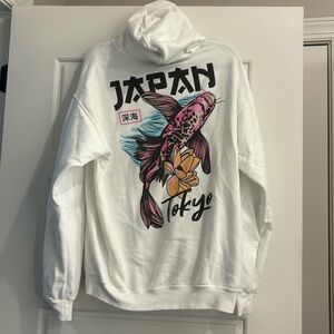 White Japan hoodie from TJ Max